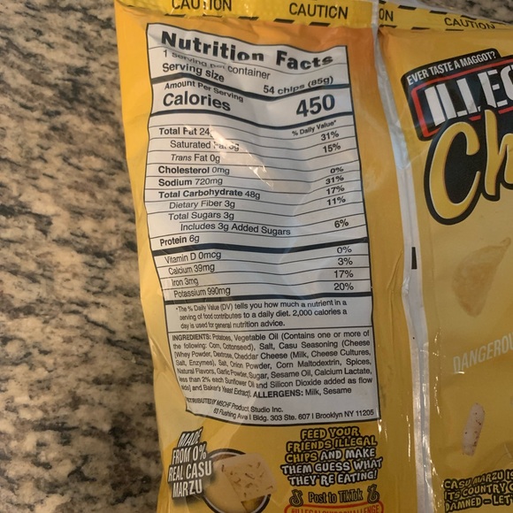 Casu Marzu MSCHF Chips - Picture 3 of 4